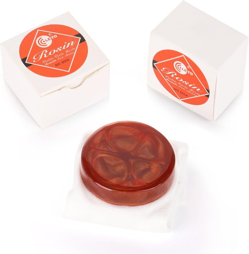 Ohlove Violin Rosin 2 Pack Light Low Dust Natural Rosin for Violin Viola Cello Bows (Red) - Image 1